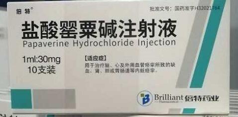 盐酸罂粟碱注射液