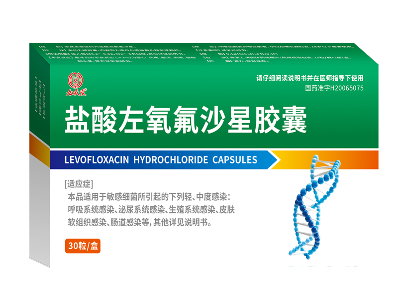盐酸左氧氟沙星胶囊 盐酸左氧氟沙星胶囊