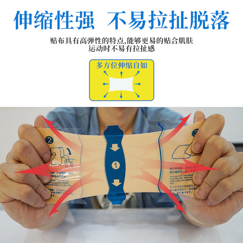 东进药业 艾草透骨贴日本久光 四面弹力布全身通用巴布贴弹力布颈椎膝盖腱鞘腰椎透 外用关节膏贴贴牌生产